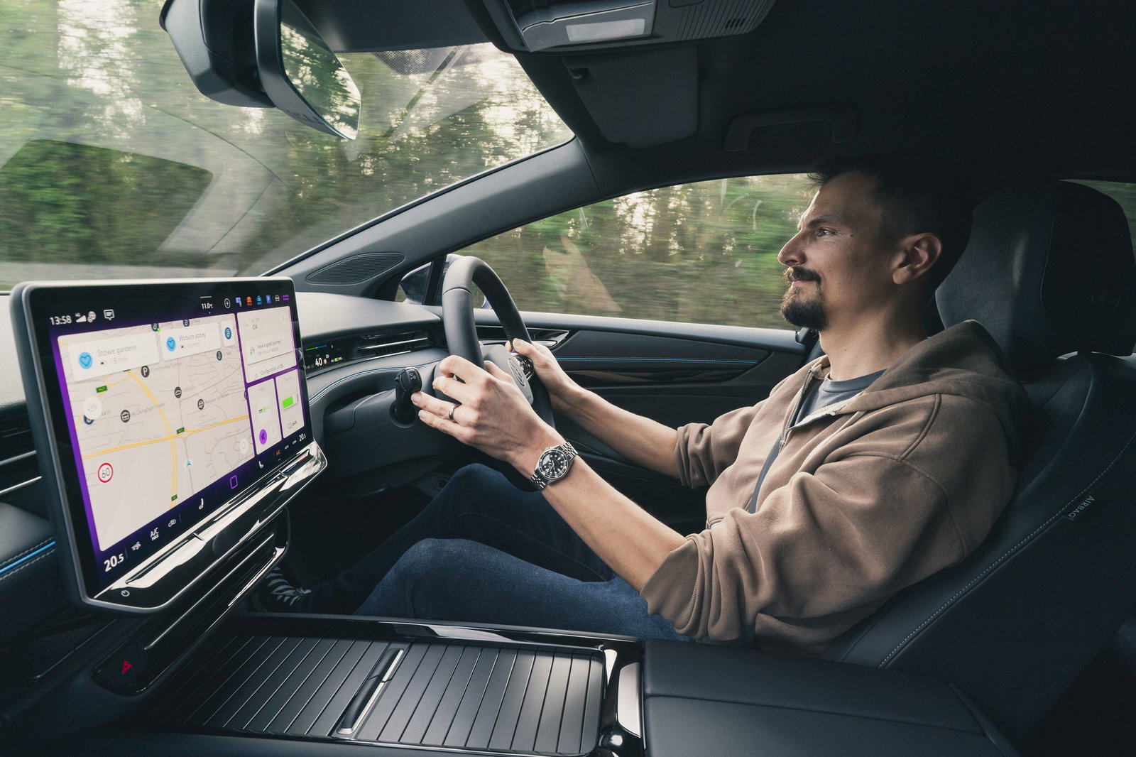 VW ID.7 - driving